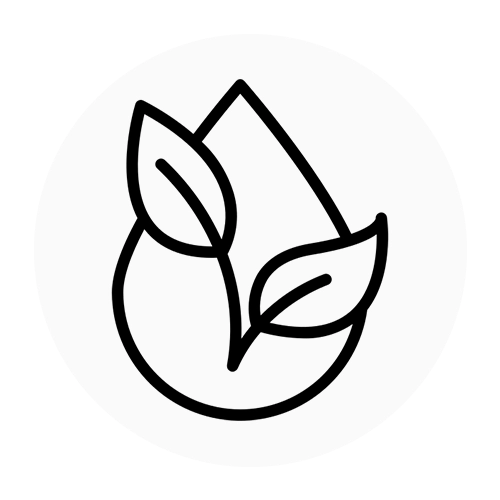 Symbol für natürliche Inhaltsstoffe